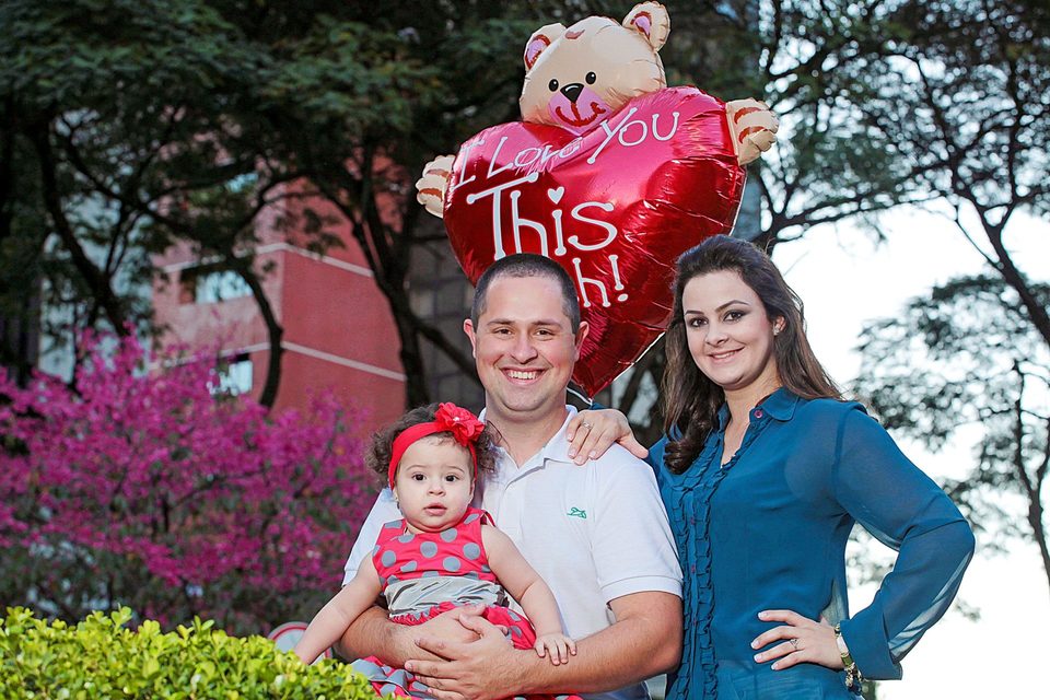 Ensaio Família - Débora e Rafael - Praça do Japão