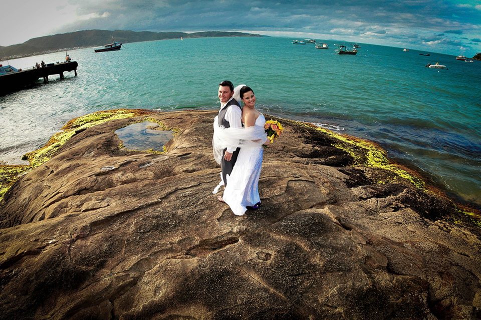 Emily e Cleverson - Bombinhas/SC