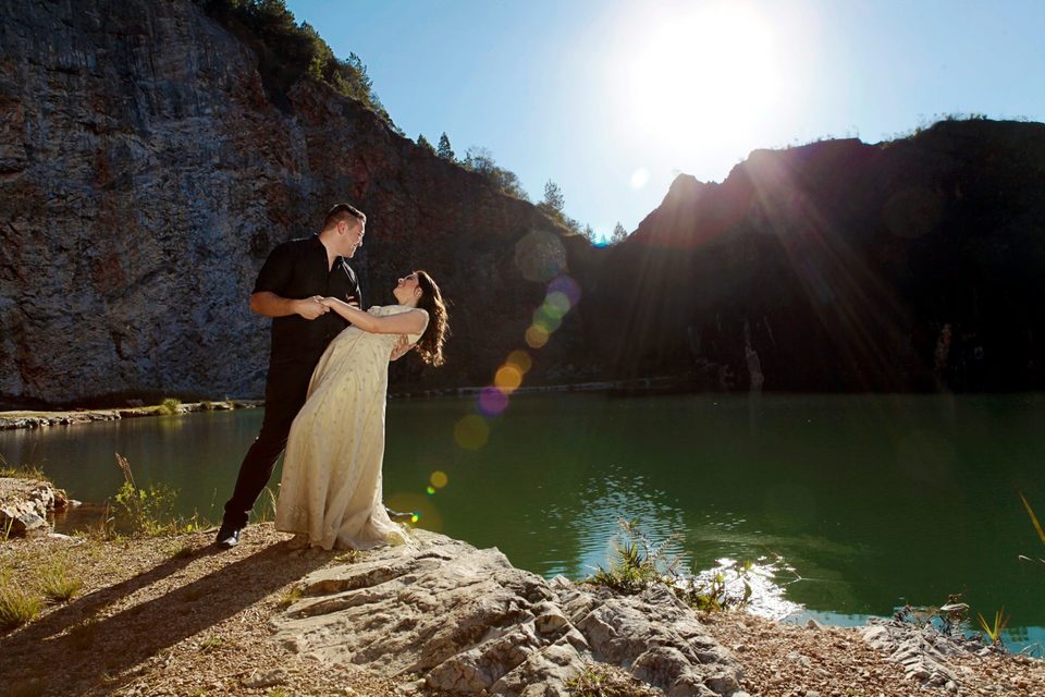 Lindo ensaio na  Lagoa Azul em Campo Magro